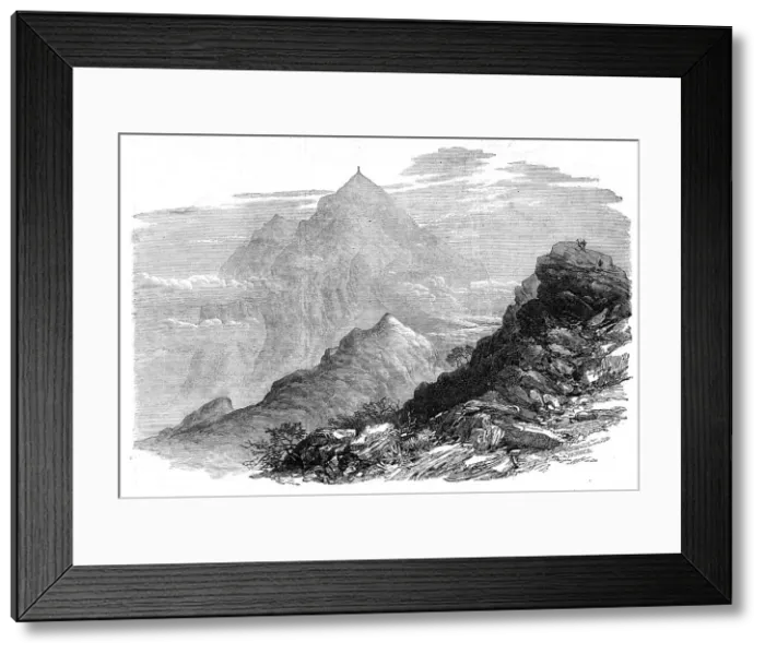 Framed Print : The Peak of Naiguata, in Venezuela, 1872. Creator: H. Crane Framed Print : The Peak of Naiguata, in Venezuela, 1872. Creator: H. Crane