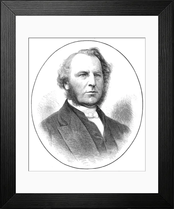Framed Print : The Rev. Luke Wiseman, President of the Wesleyan Conference, 1872. Creator: Unknown Framed Print : The Rev. Luke Wiseman, President of the Wesleyan Conference, 1872. Creator: Unknown