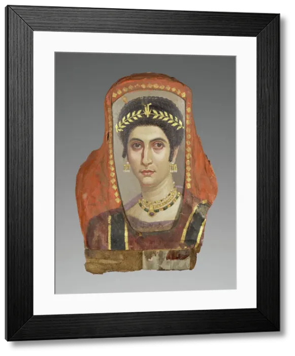 Framed Print : Mummy Portrait of a Woman, A.D. 100. Creator: Isidora Master Framed Print : Mummy Portrait of a Woman, A.D. 100. Creator: Isidora Master