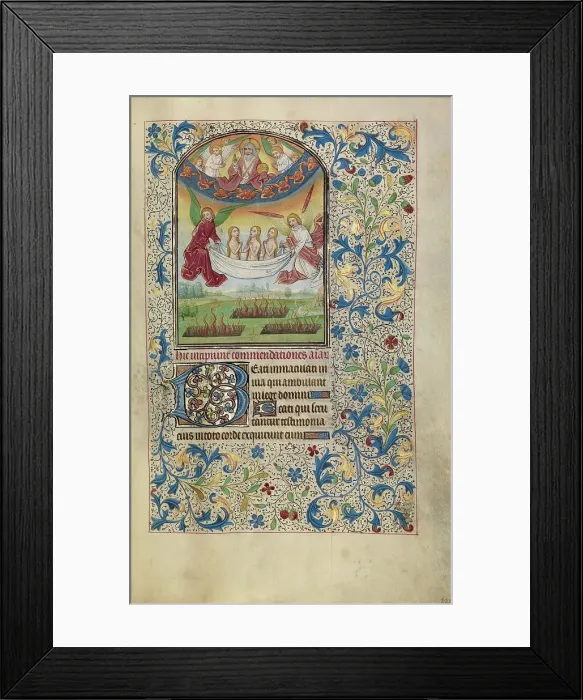 Framed Print : The Last Judgment; Arenberg Hours, early 1460s. Creator: Willem Vrelant Framed Print : The Last Judgment; Arenberg Hours, early 1460s. Creator: Willem Vrelant