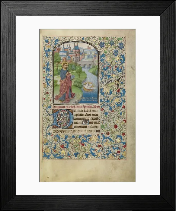 Framed Print : Salvator Mundi; Arenberg Hours; The Savior of the World, early 1460s. Creator: Willem Vrelant Framed Print : Salvator Mundi; Arenberg Hours; The Savior of the World, early 1460s. Creator: Willem Vrelant