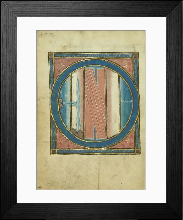 Framed Print : A Map of the World; De Natura Avium; De Pastoribus et Ovibus, 1277 or after. Creator: Unknown Framed Print : A Map of the World; De Natura Avium; De Pastoribus et Ovibus, 1277 or after. Creator: Unknown