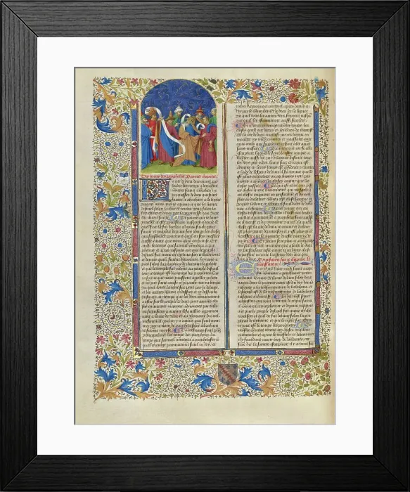 Framed Print : The Dispute Among Eight Prophets; Cite de Dieu, about 1440-1450. Creator: Master of the Geneva Boccaccio Framed Print : The Dispute Among Eight Prophets; Cite de Dieu, about 1440-1450. Creator: Master of the Geneva Boccaccio