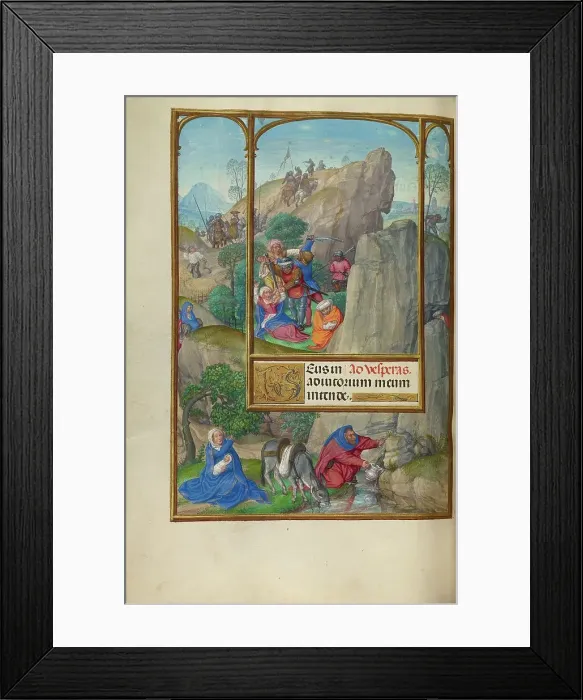 Framed Print : The Massacre of the Innocents; Spinola Hours, about 1510-1520. Creator: Master of James IV of Scotland Framed Print : The Massacre of the Innocents; Spinola Hours, about 1510-1520. Creator: Master of James IV of Scotland