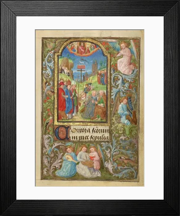 Framed Print : All Saints; Prayer Book of Charles the Bold, 1469. Creator: Lieven van Lathem Framed Print : All Saints; Prayer Book of Charles the Bold, 1469. Creator: Lieven van Lathem