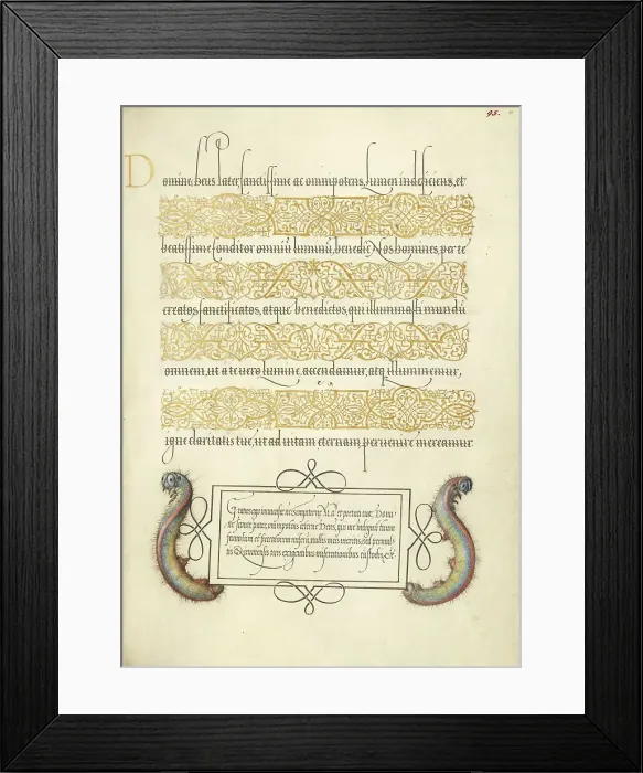 Framed Print : Caterpillars; Mira calligraphiae monumenta, 1561-1562; illumination added 1591-1596. Creator: Joris Hoefnagel Framed Print : Caterpillars; Mira calligraphiae monumenta, 1561-1562; illumination added 1591-1596. Creator: Joris Hoefnagel