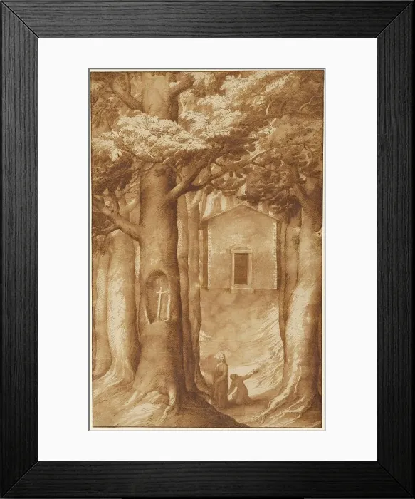 Framed Print : La Verna: The Chapel of the Blessed Giovanni della Verna, 1607. Creator: Jacopo Ligozzi Framed Print : La Verna: The Chapel of the Blessed Giovanni della Verna, 1607. Creator: Jacopo Ligozzi