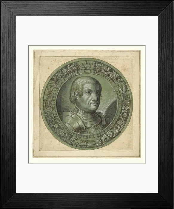 Framed Print : Portrait of Napoleone Orsini II, about 1619. Creator: Giovanni Campagna Framed Print : Portrait of Napoleone Orsini II, about 1619. Creator: Giovanni Campagna