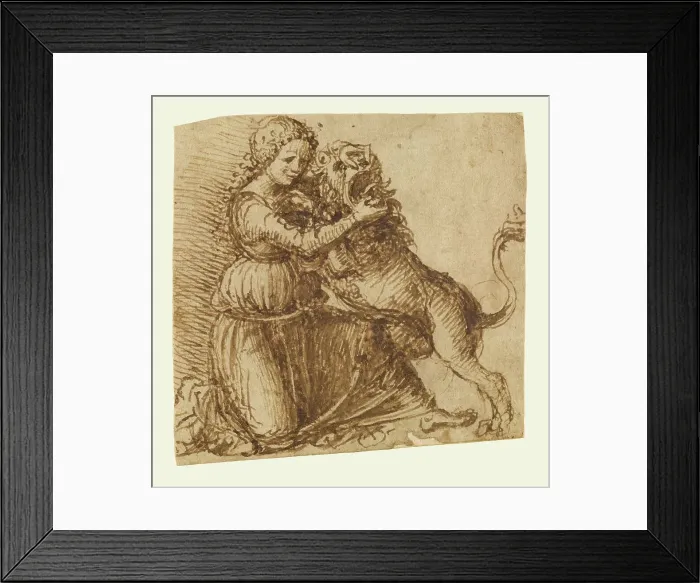 Framed Print : Fortitude, about 1470. Creator: Giovanni Bellini Framed Print : Fortitude, about 1470. Creator: Giovanni Bellini