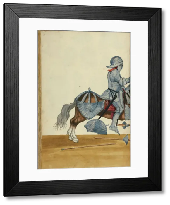 Framed Print : A Tournament Contest, about 1560-1570. Creator: Unknown Framed Print : A Tournament Contest, about 1560-1570. Creator: Unknown