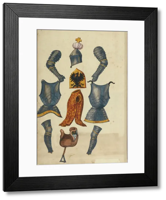 Framed Print : Armor, about 1560-1570. Creator: Unknown Framed Print : Armor, about 1560-1570. Creator: Unknown