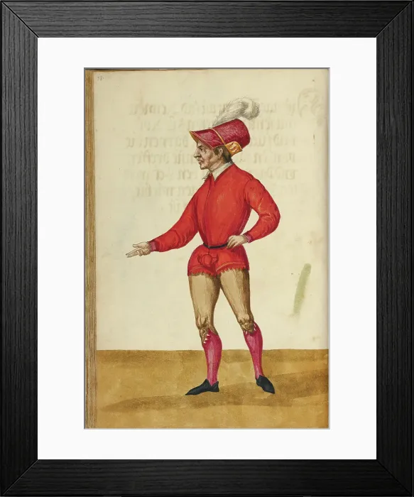 Framed Print : A Herald, about 1560-1570. Creator: Unknown Framed Print : A Herald, about 1560-1570. Creator: Unknown