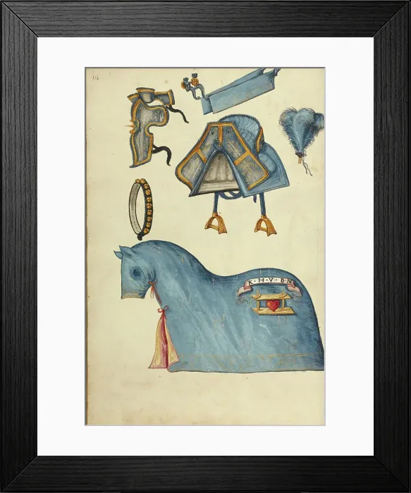 Framed Print : Horse Armor, about 1560-1570. Creator: Unknown Framed Print : Horse Armor, about 1560-1570. Creator: Unknown