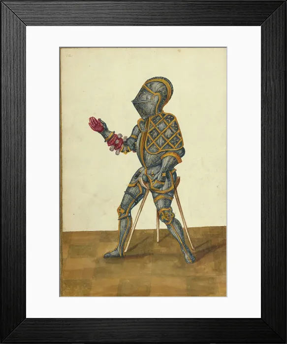Framed Print : A Man in Armor, about 1560-1570. Creator: Unknown Framed Print : A Man in Armor, about 1560-1570. Creator: Unknown
