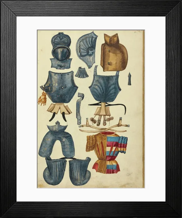 Framed Print : Tournament Armor, about 1560-1570. Creator: Unknown Framed Print : Tournament Armor, about 1560-1570. Creator: Unknown