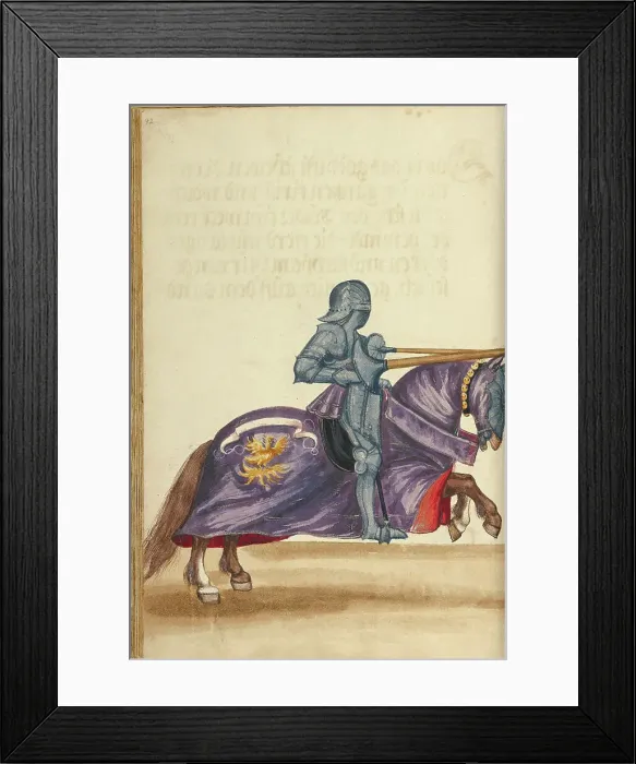 Framed Print : A Tournament Contest, about 1560-1570. Creator: Unknown Framed Print : A Tournament Contest, about 1560-1570. Creator: Unknown