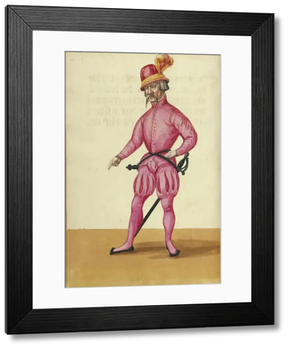 Framed Print : A Herald, about 1560-1570. Creator: Unknown Framed Print : A Herald, about 1560-1570. Creator: Unknown