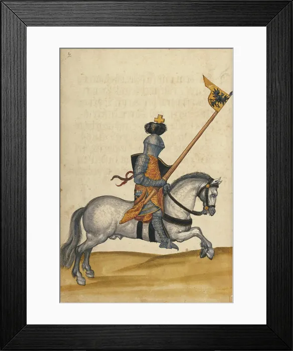 Framed Print : A Tournament Contest, about 1560-1570. Creator: Unknown Framed Print : A Tournament Contest, about 1560-1570. Creator: Unknown