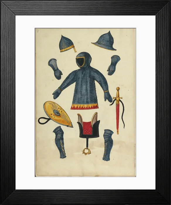 Framed Print : Armor, about 1560-1570. Creator: Unknown Framed Print : Armor, about 1560-1570. Creator: Unknown