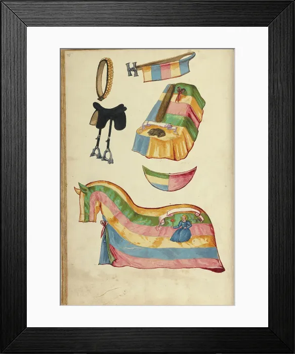 Framed Print : Horse Armor, about 1560-1570. Creator: Unknown Framed Print : Horse Armor, about 1560-1570. Creator: Unknown