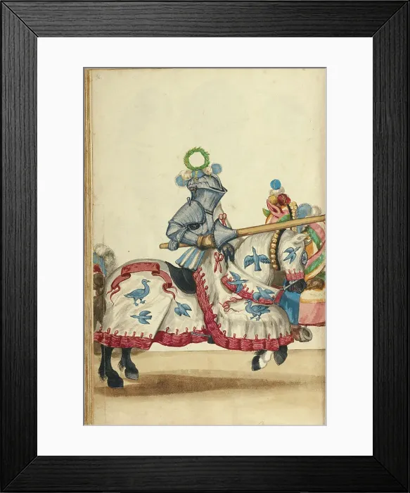 Framed Print : A Tournament Contest, about 1560-1570. Creator: Unknown Framed Print : A Tournament Contest, about 1560-1570. Creator: Unknown