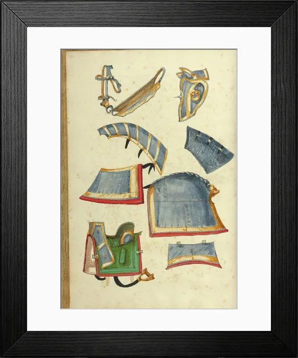 Framed Print : Horse Armor, about 1560-1570. Creator: Unknown Framed Print : Horse Armor, about 1560-1570. Creator: Unknown