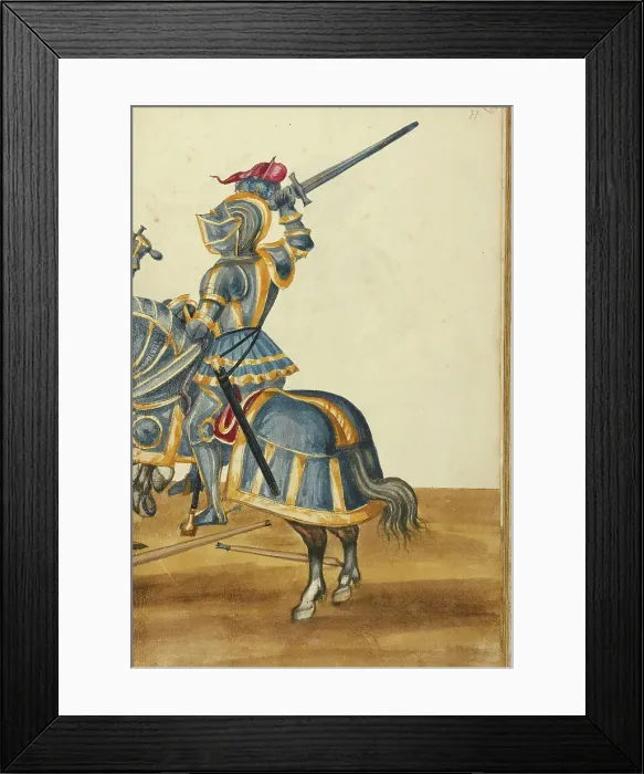 Framed Print : A Tournament Contest, about 1560-1570. Creator: Unknown Framed Print : A Tournament Contest, about 1560-1570. Creator: Unknown