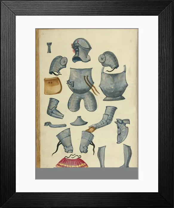 Framed Print : Armor, about 1560-1570. Creator: Unknown Framed Print : Armor, about 1560-1570. Creator: Unknown