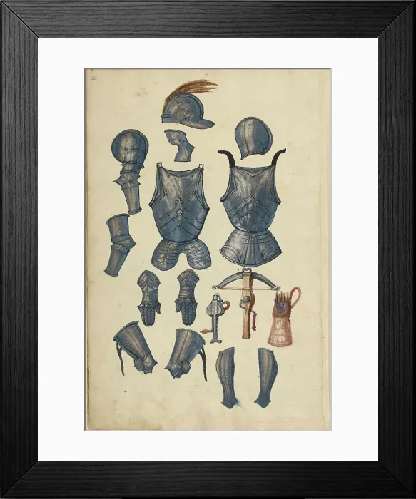 Framed Print : Armor, about 1560-1570. Creator: Unknown Framed Print : Armor, about 1560-1570. Creator: Unknown