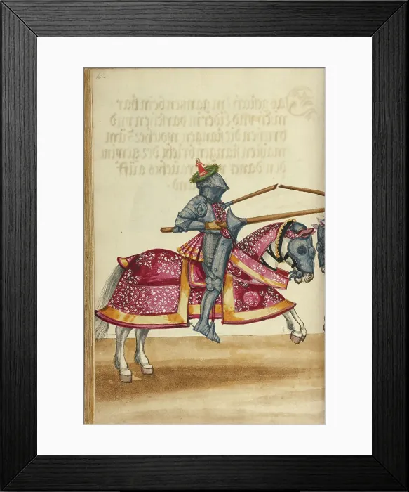 Framed Print : A Tournament Contest, about 1560-1570. Creator: Unknown Framed Print : A Tournament Contest, about 1560-1570. Creator: Unknown