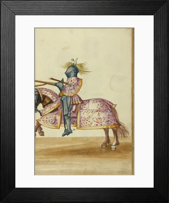 Framed Print : A Tournament Contest, about 1560-1570. Creator: Unknown Framed Print : A Tournament Contest, about 1560-1570. Creator: Unknown