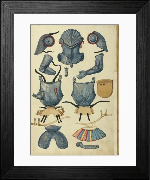 Framed Print : Armor, about 1560-1570. Creator: Unknown Framed Print : Armor, about 1560-1570. Creator: Unknown
