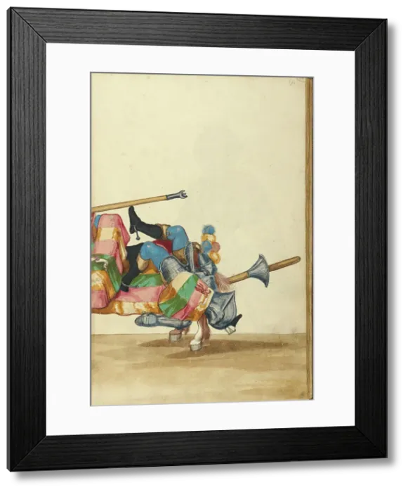 Framed Print : A Tournament Contest, about 1560-1570. Creator: Unknown Framed Print : A Tournament Contest, about 1560-1570. Creator: Unknown