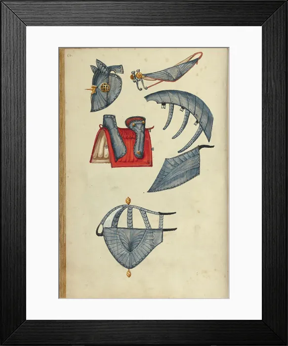 Framed Print : Horse Armor, about 1560-1570. Creator: Unknown Framed Print : Horse Armor, about 1560-1570. Creator: Unknown