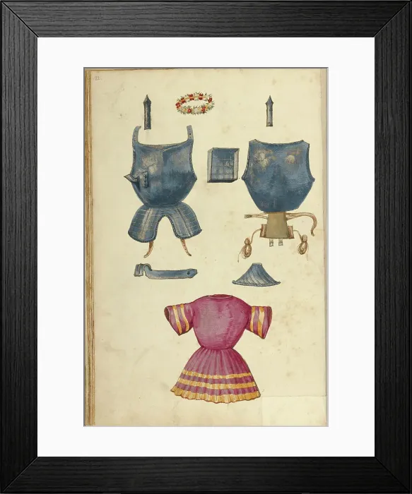 Framed Print : Armor, about 1560-1570. Creator: Unknown Framed Print : Armor, about 1560-1570. Creator: Unknown