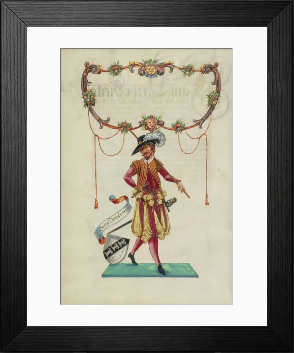 Framed Print : The Sixteenth Generation, Georg Derrer, about 1626-1711. Creator: Unknown Framed Print : The Sixteenth Generation, Georg Derrer, about 1626-1711. Creator: Unknown