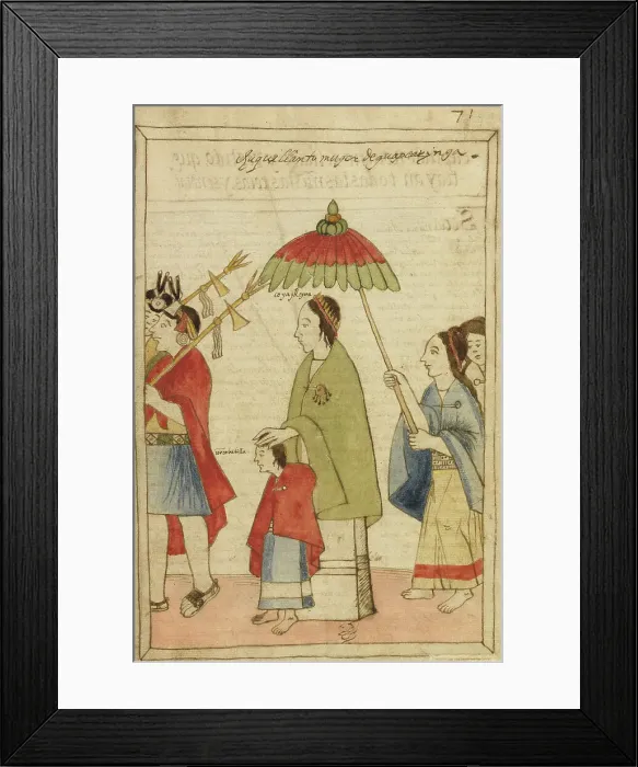 Framed Print : Chuquillanto, completed in 1616. Creator: Unknown Framed Print : Chuquillanto, completed in 1616. Creator: Unknown