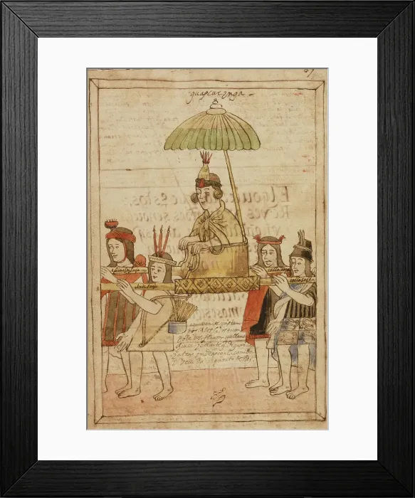 Framed Print : Huascar, completed in 1616. Creator: Unknown Framed Print : Huascar, completed in 1616. Creator: Unknown