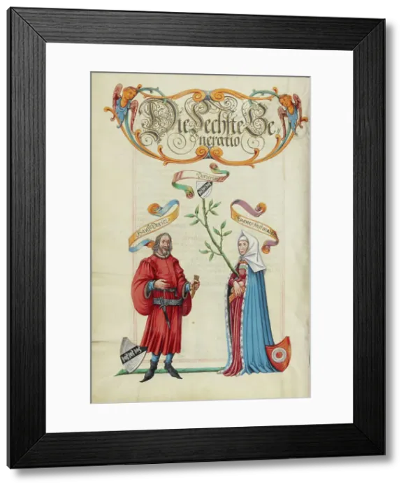 Framed Print : The Sixth Generation, Hans Derrer, about 1626-1711. Creator: Unknown Framed Print : The Sixth Generation, Hans Derrer, about 1626-1711. Creator: Unknown