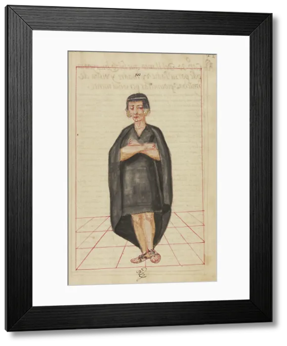 Framed Print : Huayna Capac, completed in 1616. Creator: Unknown