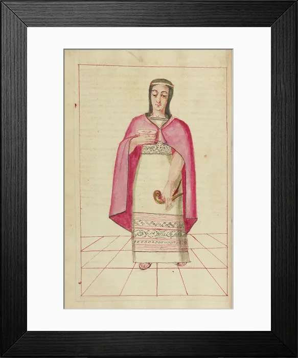 Framed Print : Mama Ana Huarque, completed in 1616. Creator: Unknown Framed Print : Mama Ana Huarque, completed in 1616. Creator: Unknown