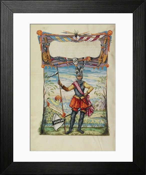 Framed Print : Lasslau Derrer V, about 1626-1711. Creator: Unknown Framed Print : Lasslau Derrer V, about 1626-1711. Creator: Unknown