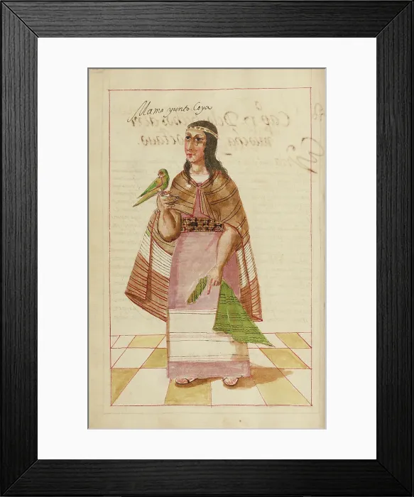 Framed Print : Mama Yunto, completed in 1616. Creator: Unknown Framed Print : Mama Yunto, completed in 1616. Creator: Unknown