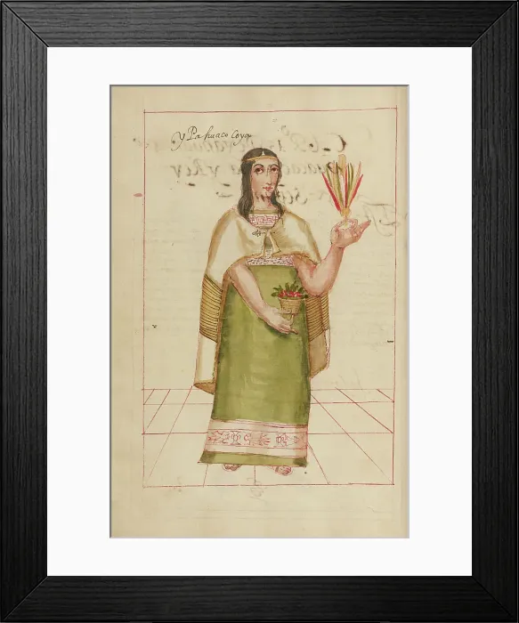 Framed Print : Ipahuaco, completed in 1616. Creator: Unknown Framed Print : Ipahuaco, completed in 1616. Creator: Unknown