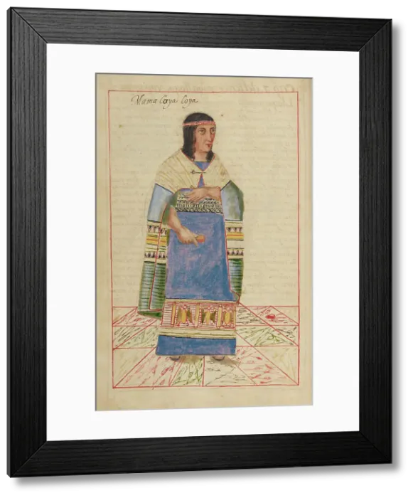 Framed Print : Mama Cura, completed in 1616. Creator: Unknown Framed Print : Mama Cura, completed in 1616. Creator: Unknown