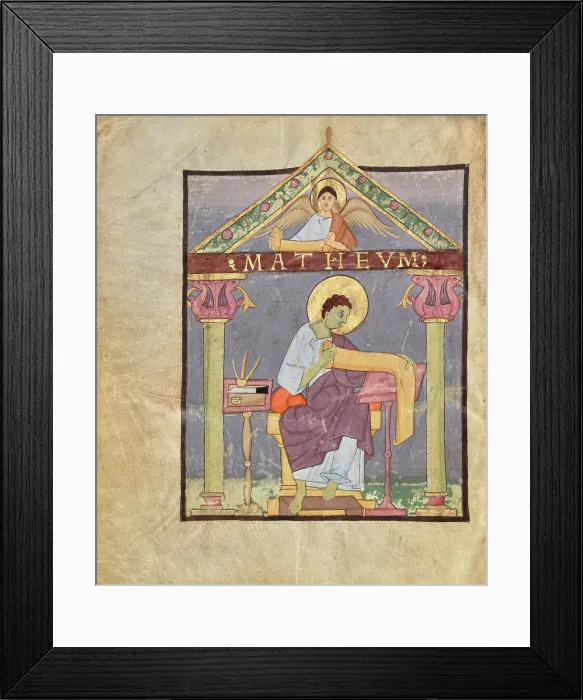 Framed Print : Saint Matthew, shortly after 1053. Creator: Unknown Framed Print : Saint Matthew, shortly after 1053. Creator: Unknown