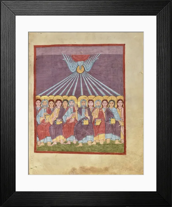 Framed Print : Pentecost, shortly after 1053. Creator: Unknown Framed Print : Pentecost, shortly after 1053. Creator: Unknown