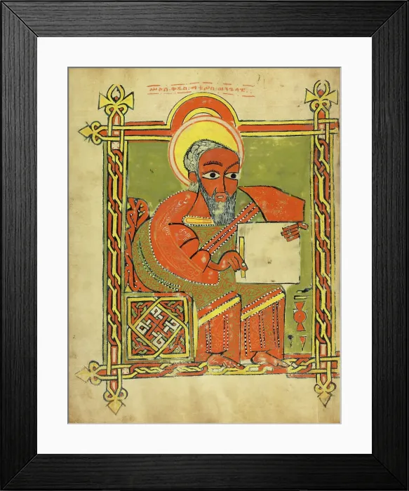 Framed Print : Saint Matthew; Gospel Book, about 1504-1505. Creator: Unknown Framed Print : Saint Matthew; Gospel Book, about 1504-1505. Creator: Unknown