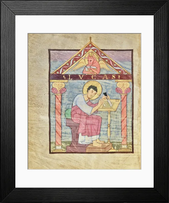 Framed Print : Saint Luke, shortly after 1053. Creator: Unknown Framed Print : Saint Luke, shortly after 1053. Creator: Unknown