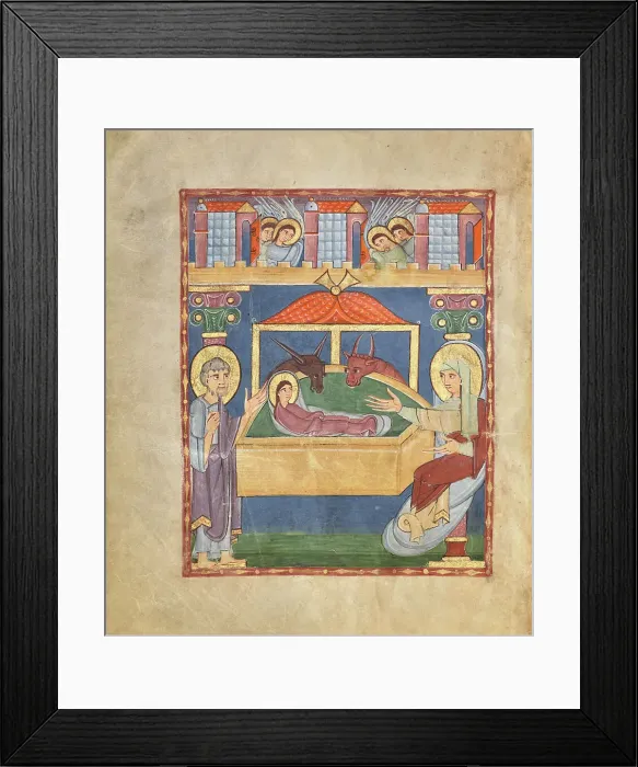 Framed Print : The Nativity, shortly after 1053. Creator: Unknown Framed Print : The Nativity, shortly after 1053. Creator: Unknown